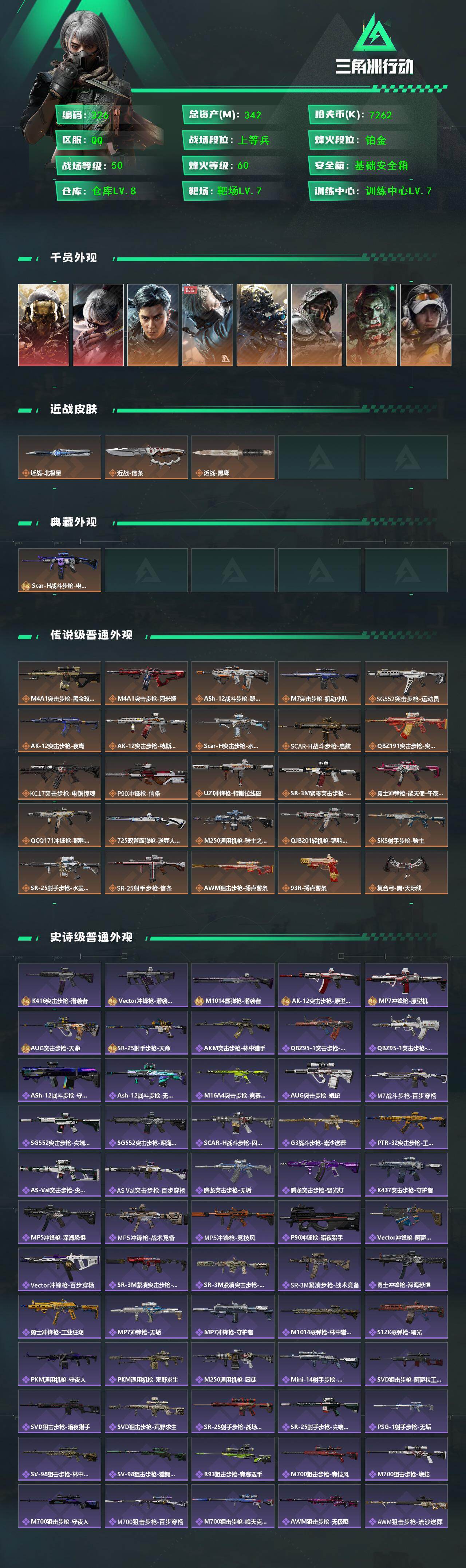 SJZQM438868三角洲行动账号详情图3