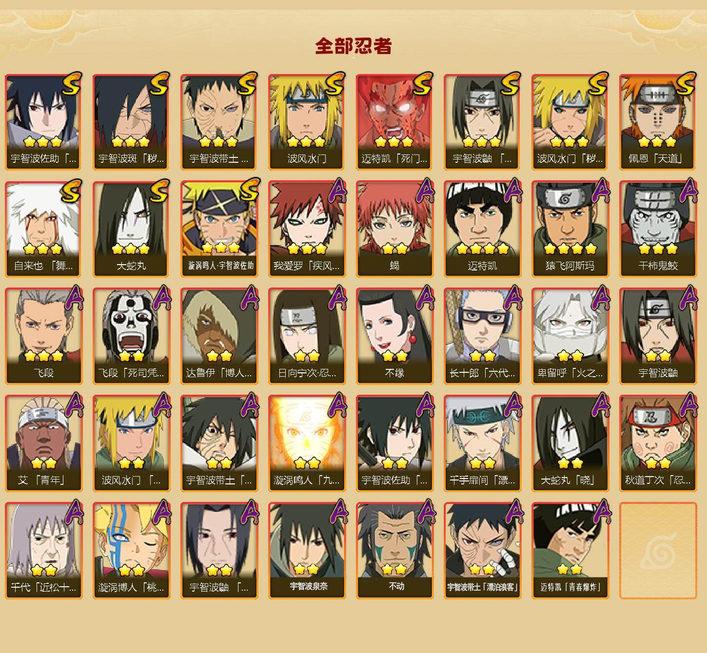 HYLFY410025火影忍者账号详情图2