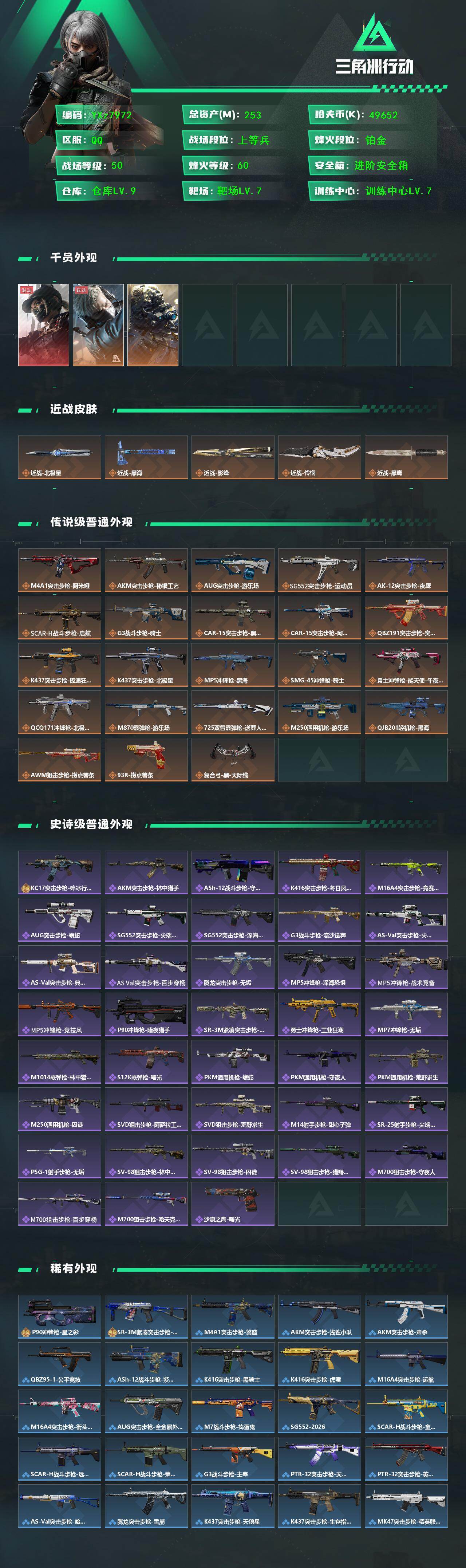 SJZCMW440205三角洲行动账号详情图2