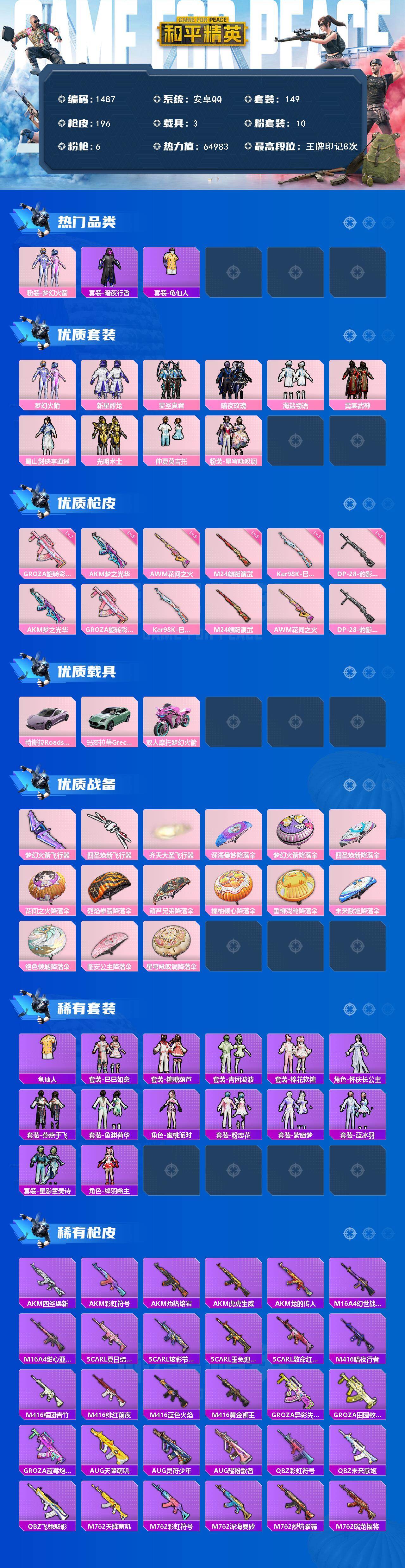 HPCMW476909和平精英账号详情图2