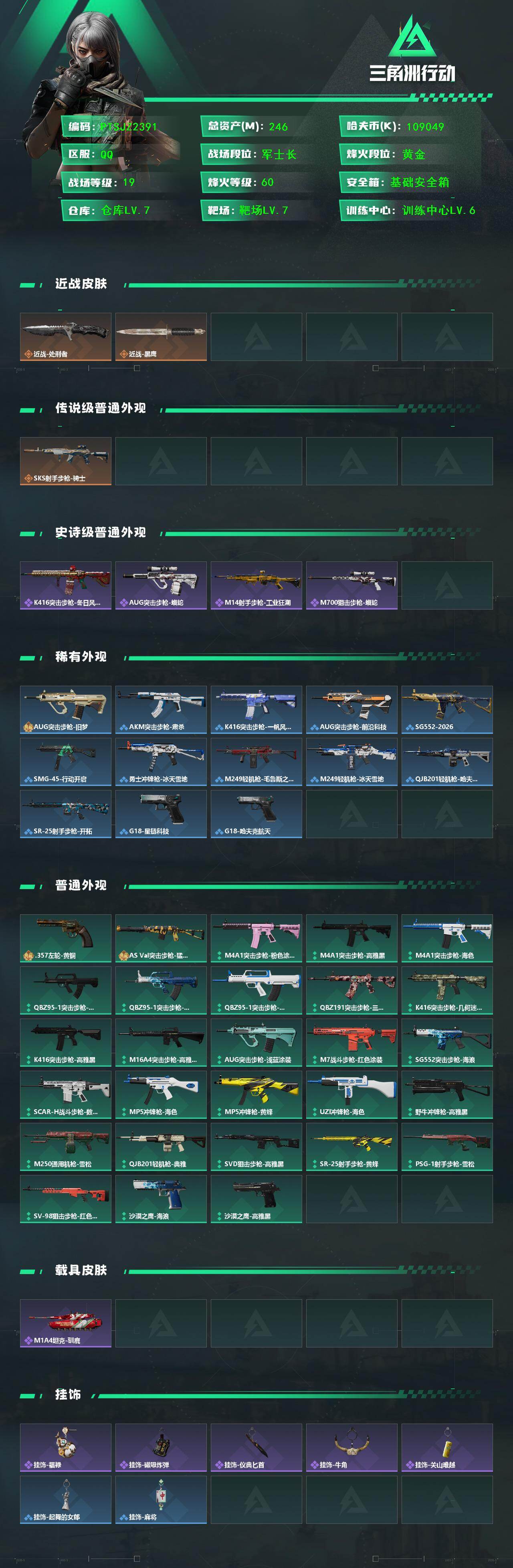 SJZCMW440021三角洲行动账号详情图2