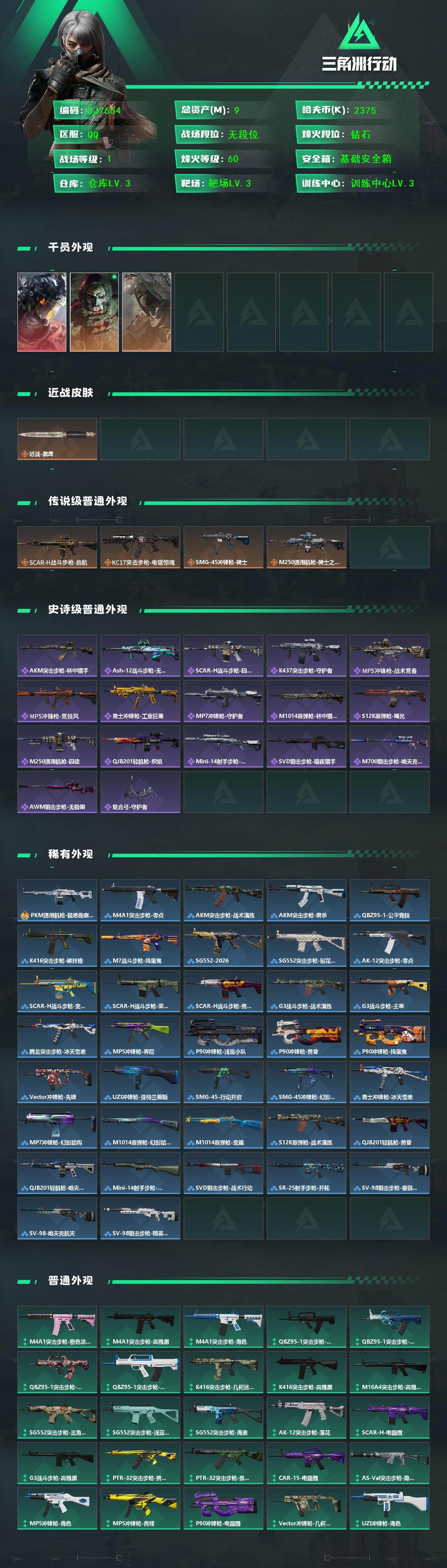 SJZEY440652三角洲行动账号详情图2