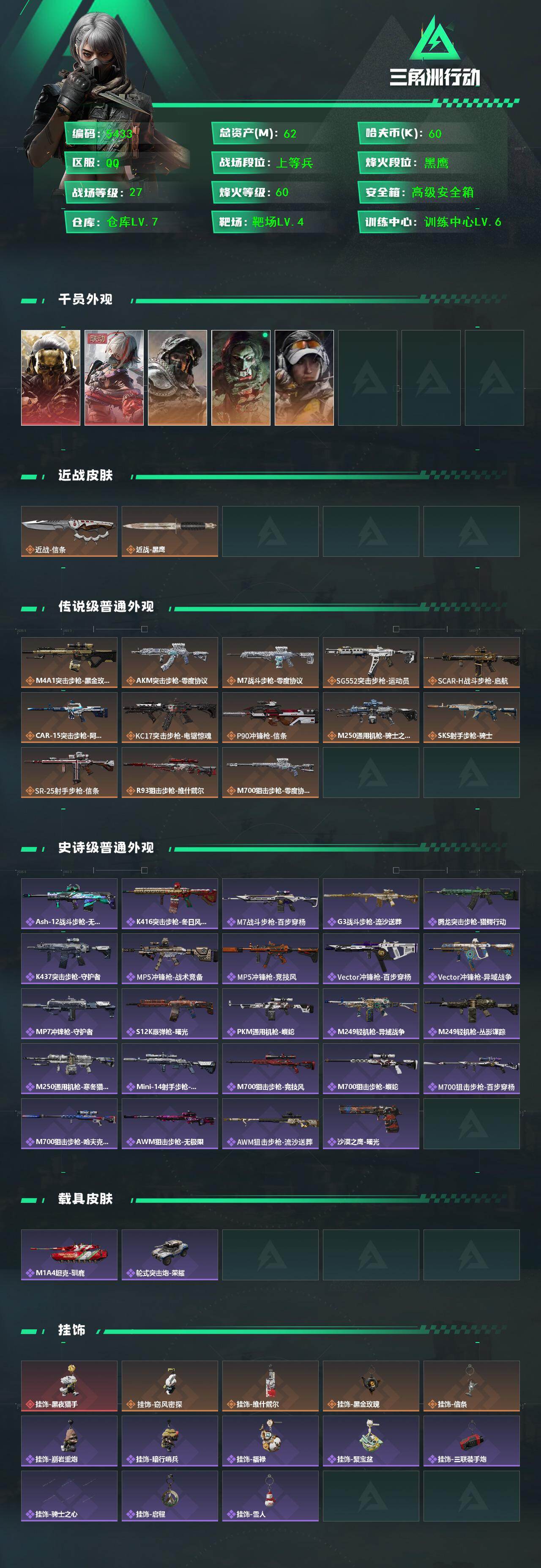 SJZCMW440722三角洲行动账号详情图2