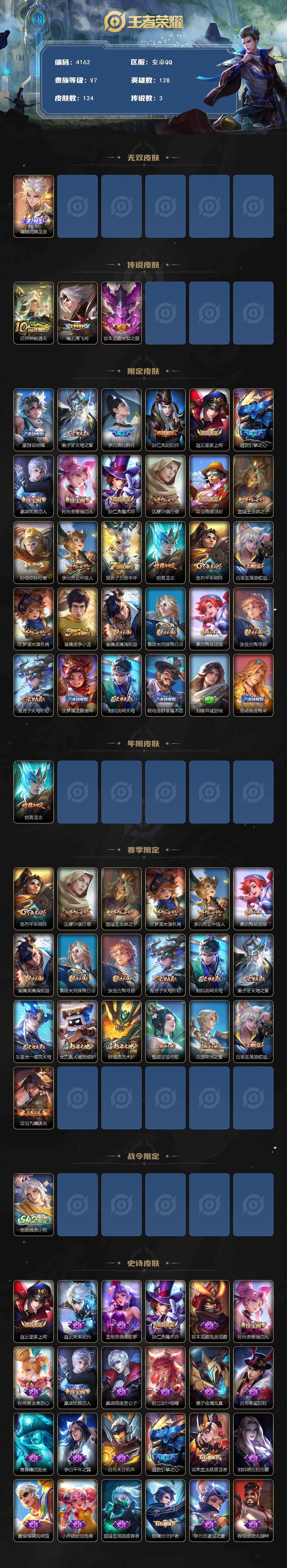 WZCMW4145568王者荣耀账号详情图2