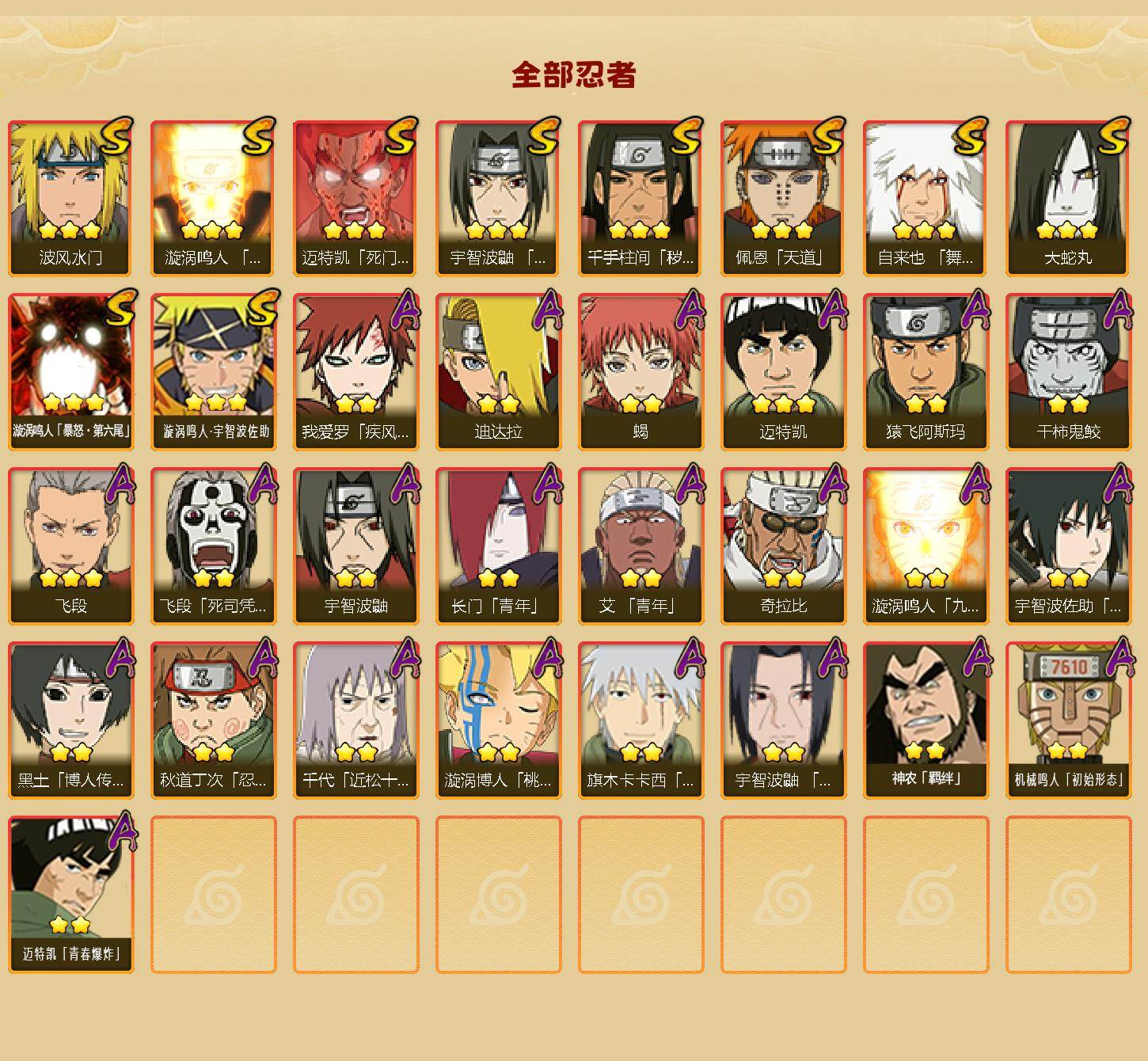 HYQM410433火影忍者账号详情图3