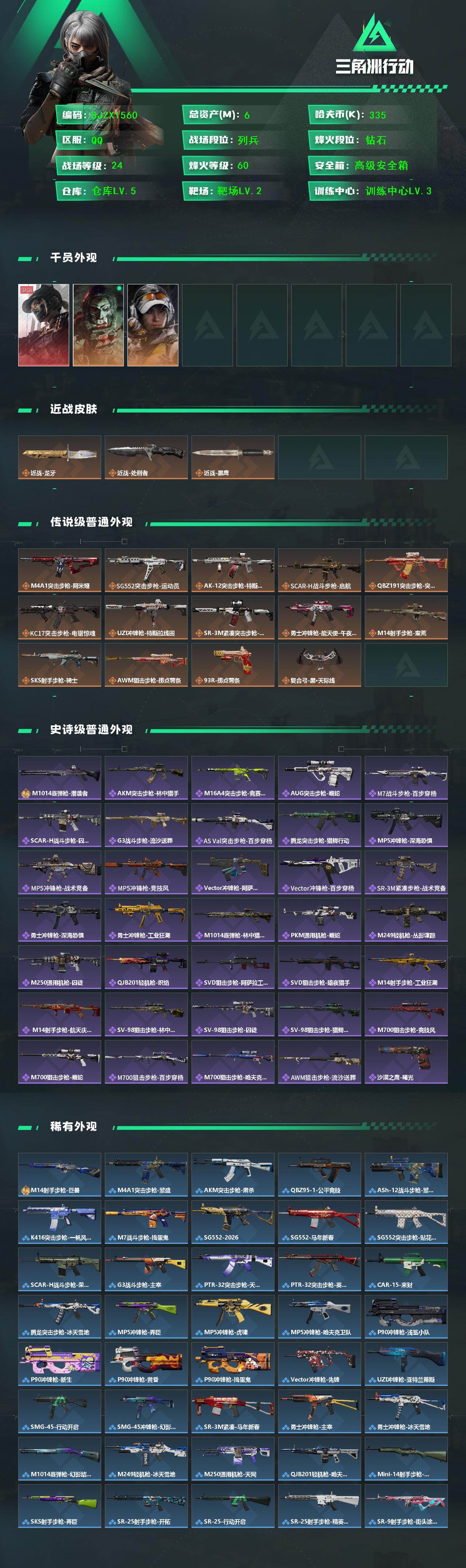 SJZEY442357三角洲行动账号详情图2