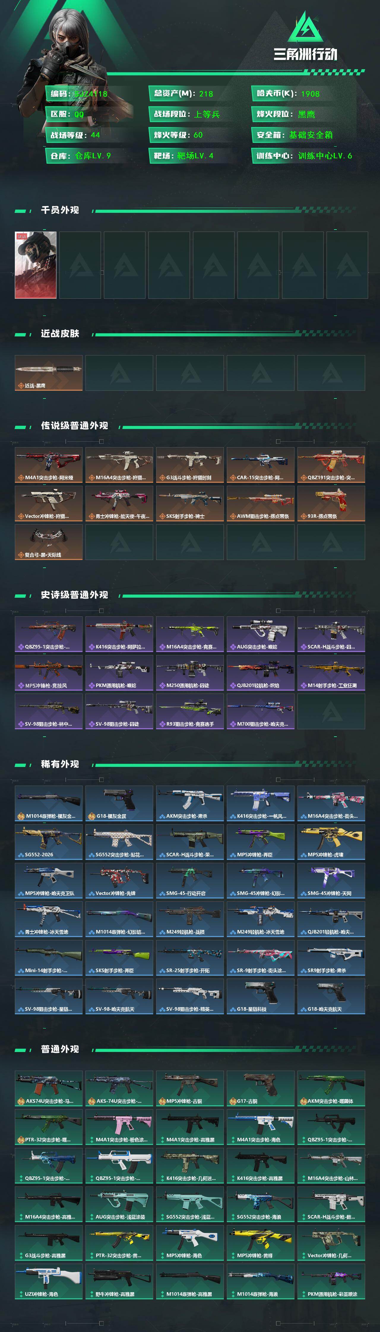 SJZEY440230三角洲行动账号详情图2