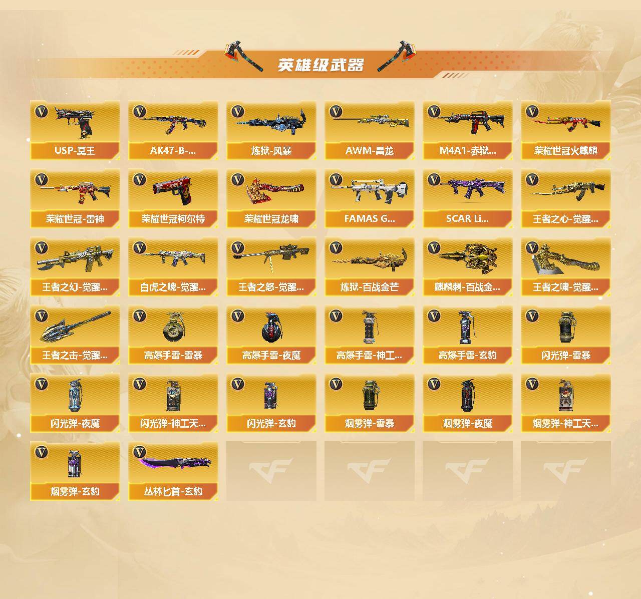 CFCMW438442穿越火线账号详情图4