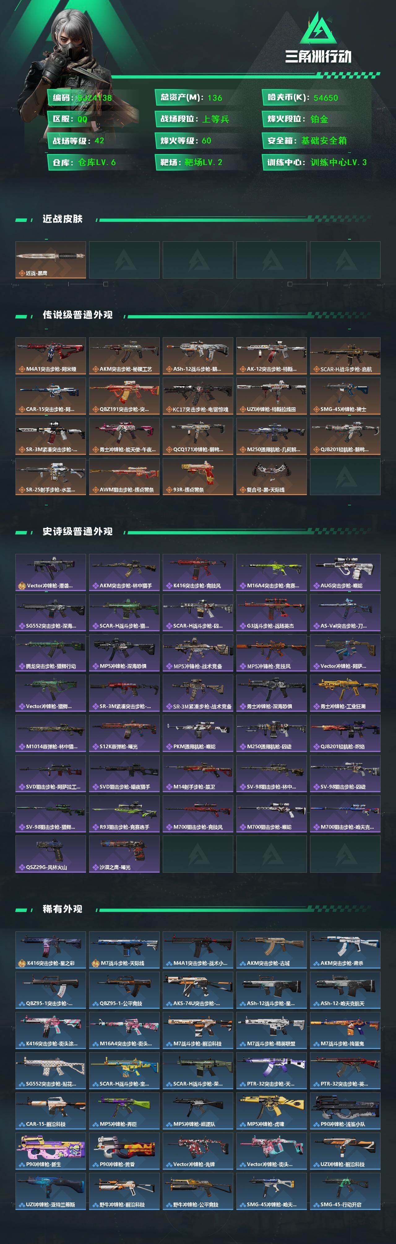 SJZEY440232三角洲行动账号详情图2