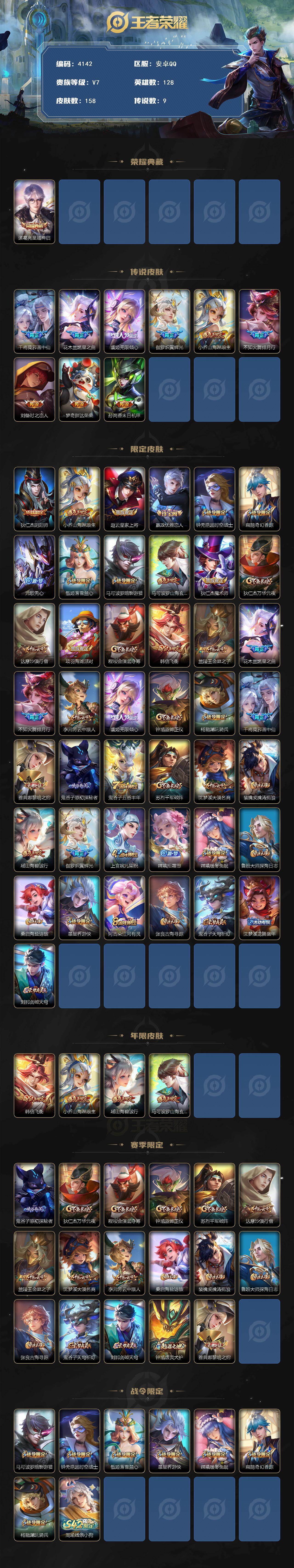 WZCMW4149305王者荣耀账号详情图2