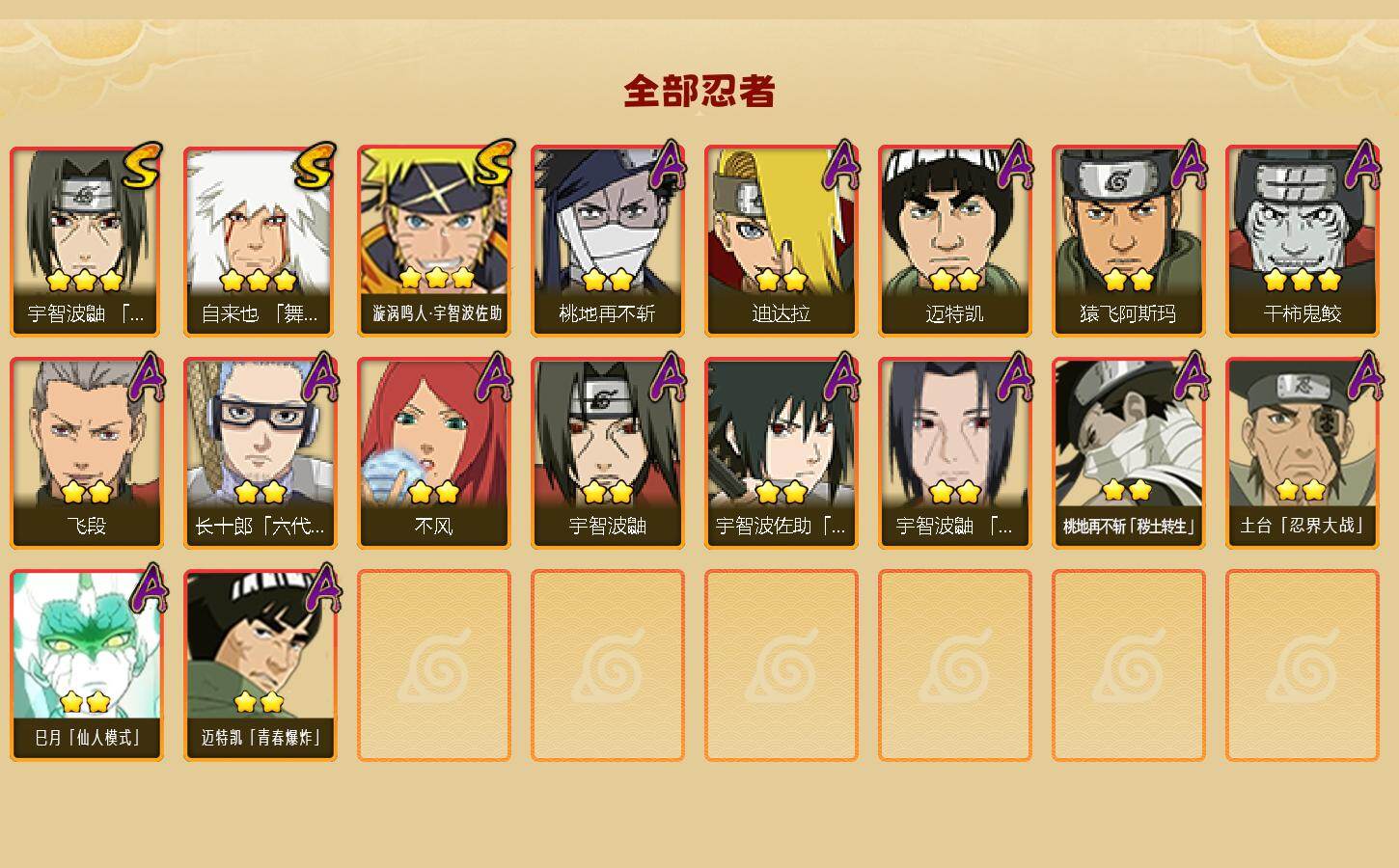 HYCMW410443火影忍者账号详情图2