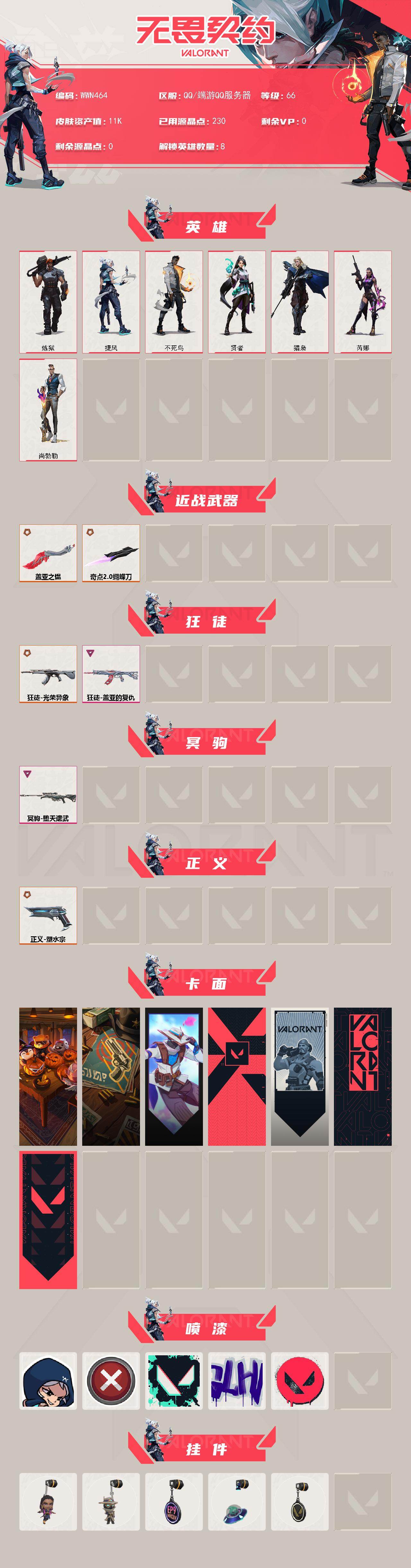 WWQEY412604无畏契约账号详情图2