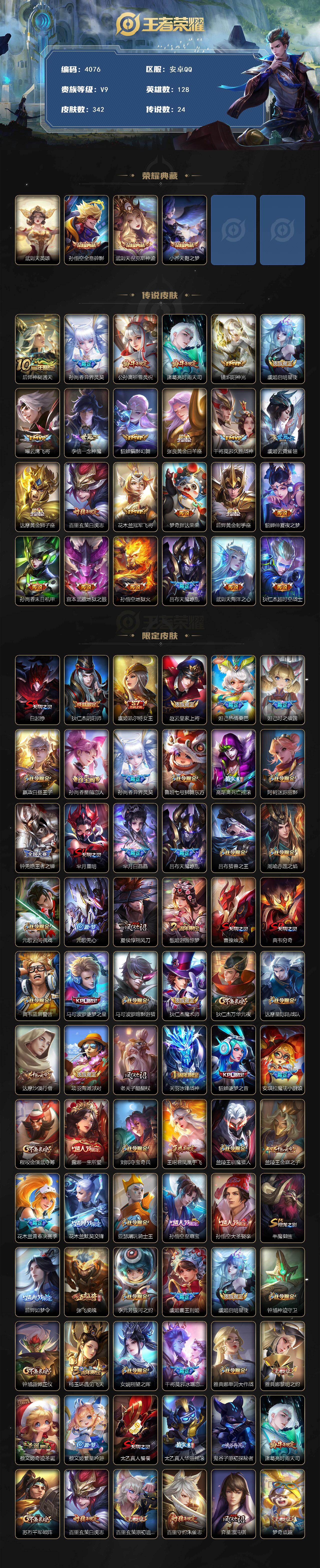 WZCMW4145475王者荣耀账号详情图2