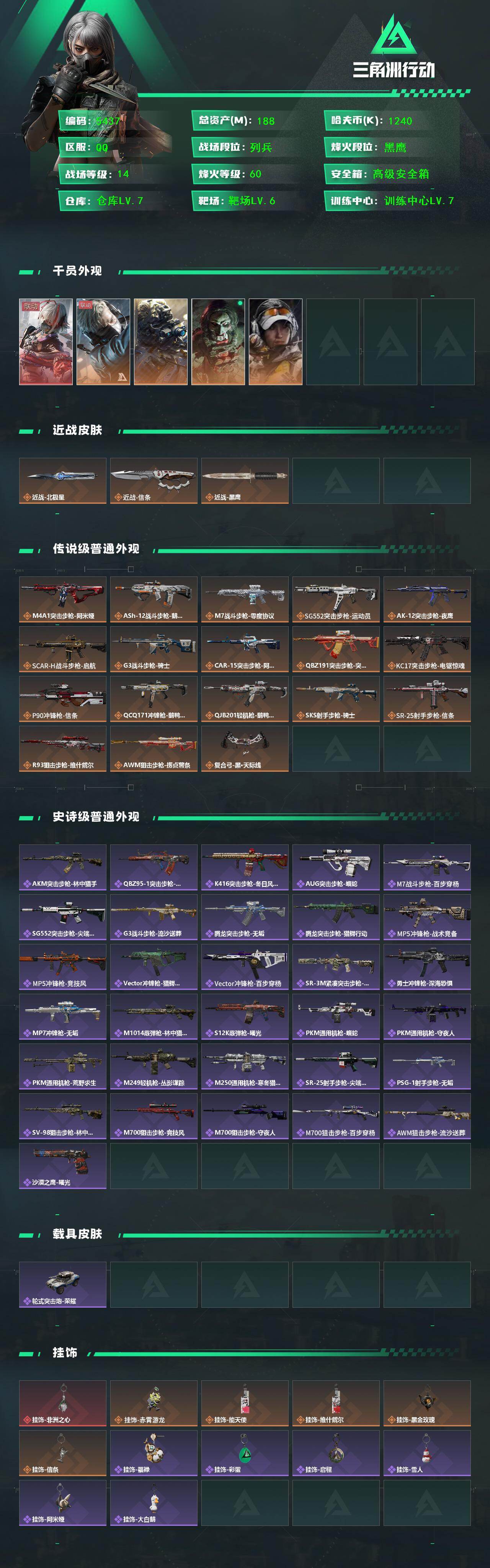 SJZCMW440767三角洲行动账号详情图2