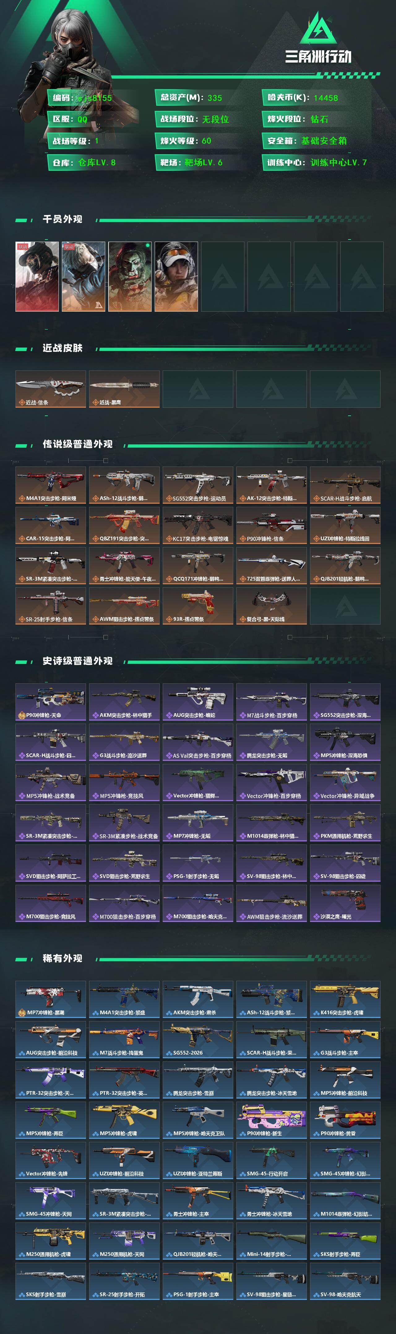 SJZCMW440954三角洲行动账号详情图2