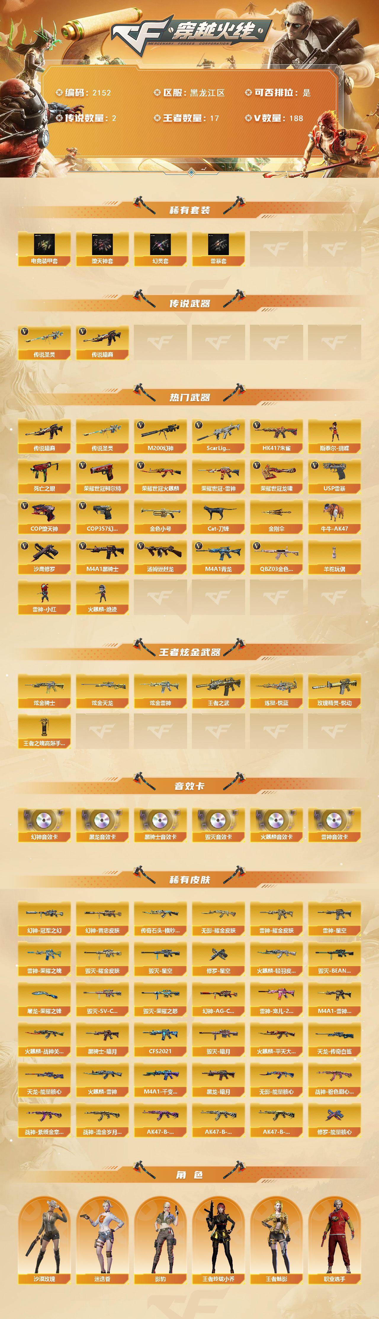 CFCMW439053穿越火线账号详情图2
