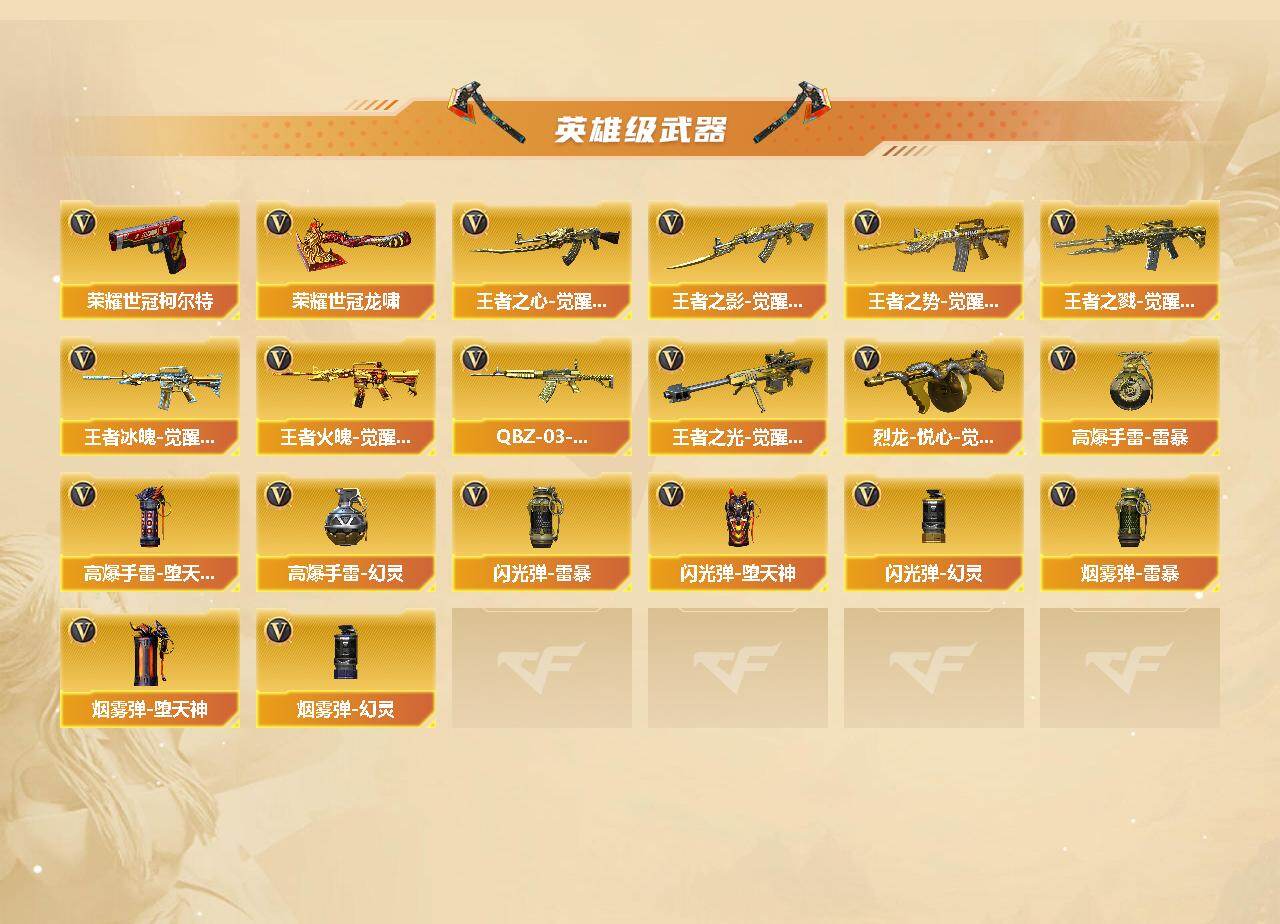 CFCMW439053穿越火线账号详情图4