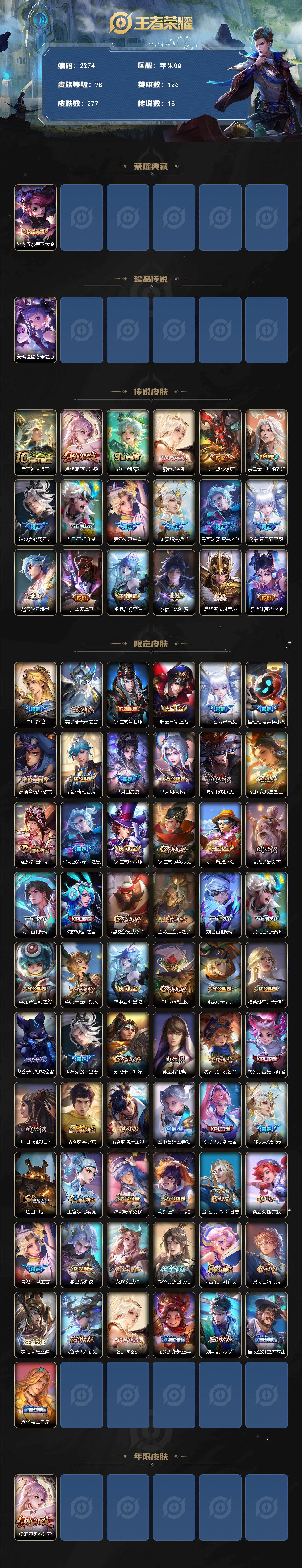 WZQM4146003王者荣耀账号详情图3