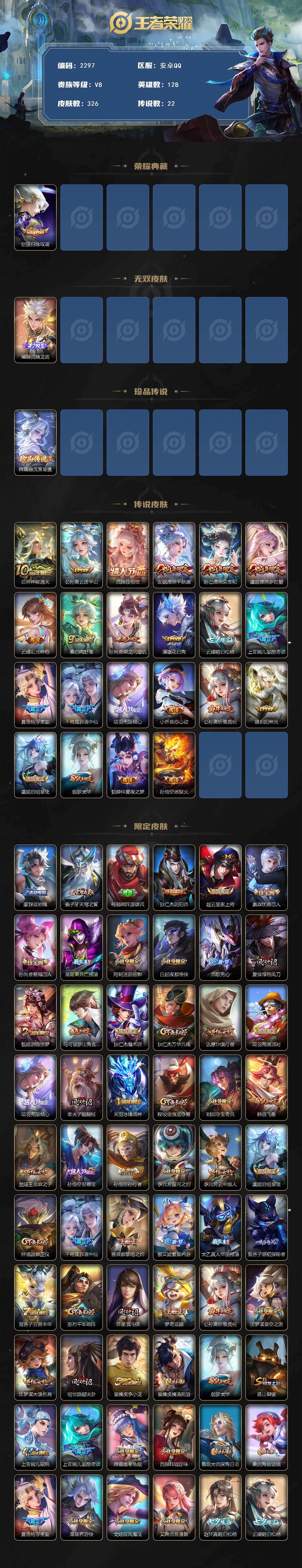 WZQM4146798王者荣耀账号详情图3