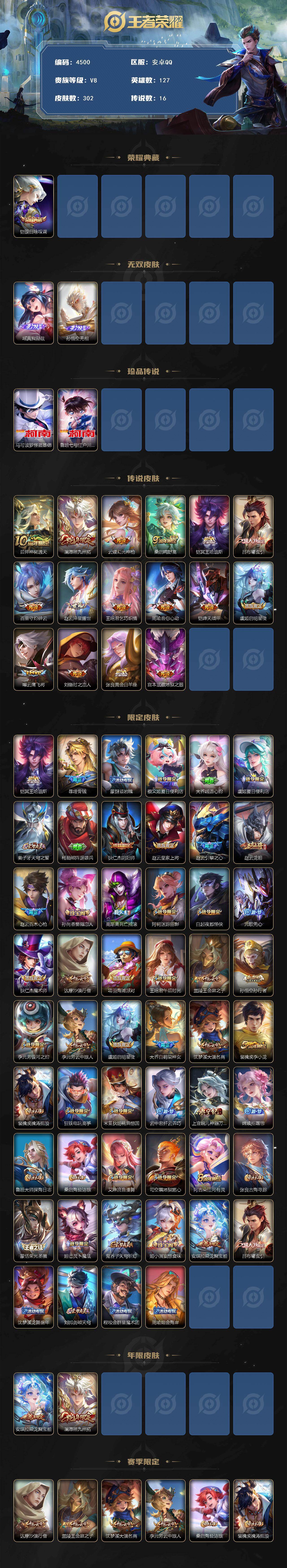 WZJZ4156774王者荣耀账号详情图2 WZJZ4156774王者荣耀账号详情图2