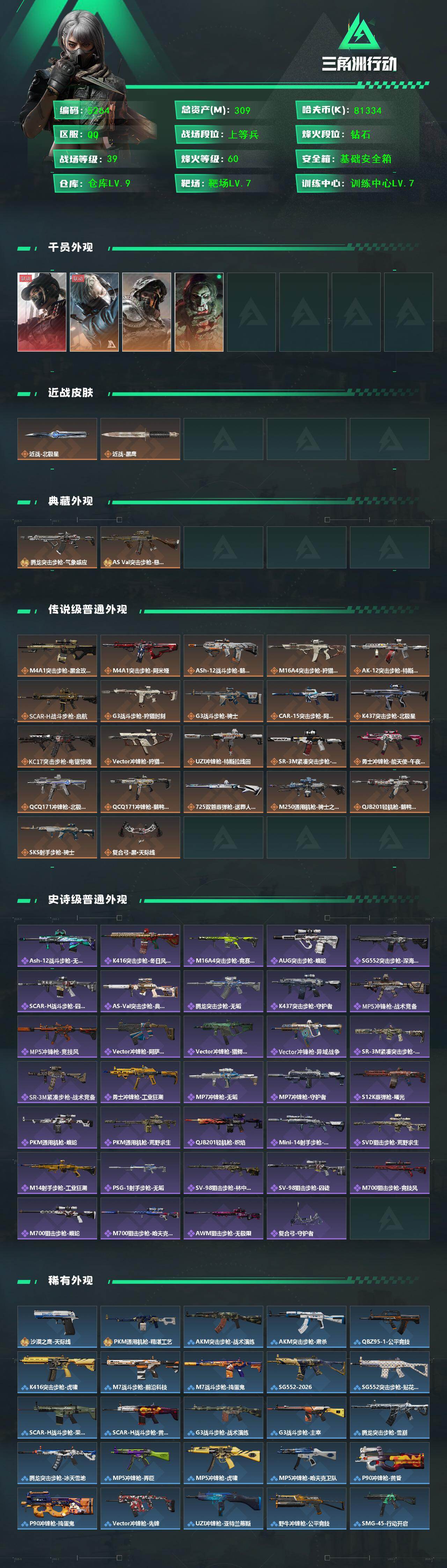 SJZCMW441432三角洲行动账号详情图2