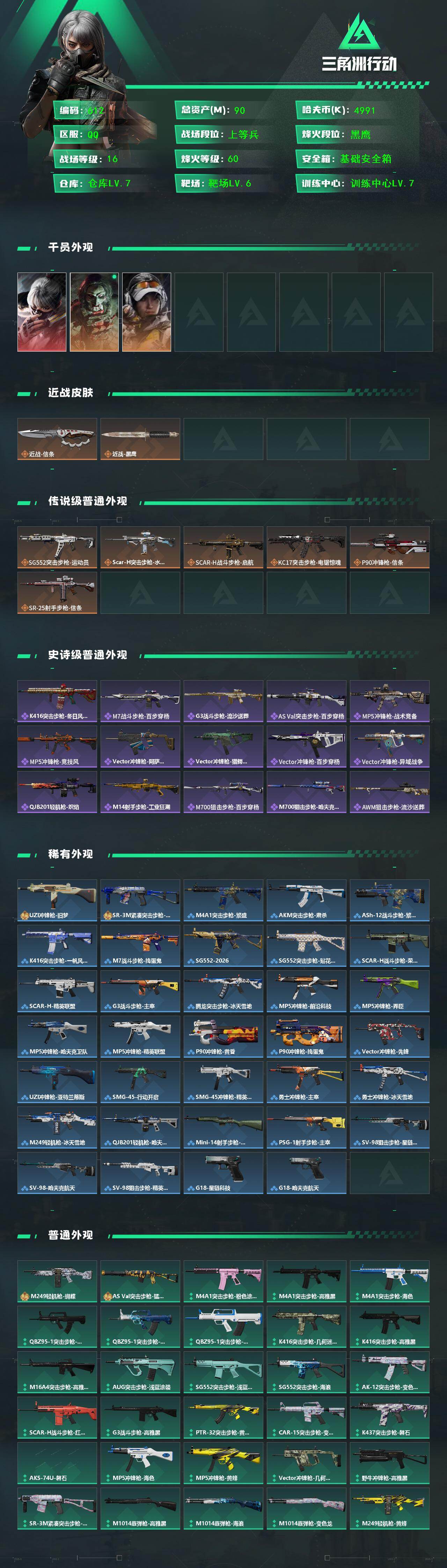 SJZCMW441455三角洲行动账号详情图2