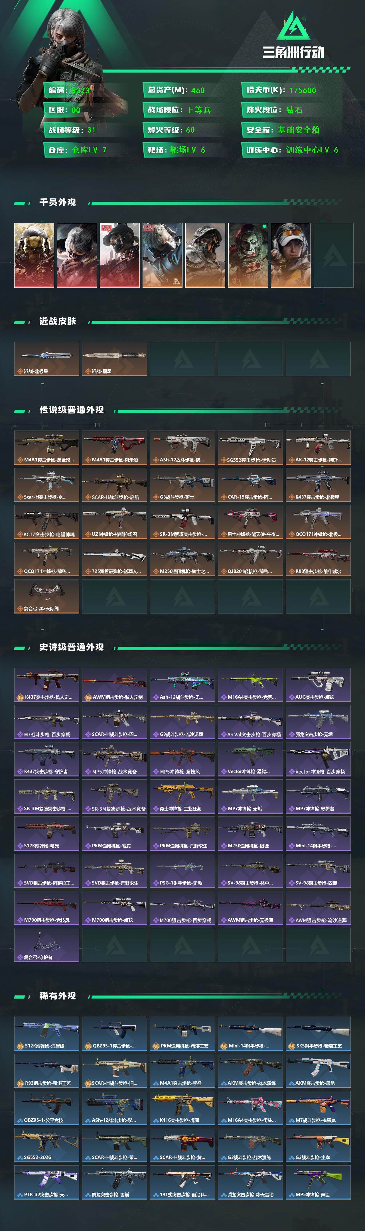 SJZCMW441486三角洲行动账号详情图2