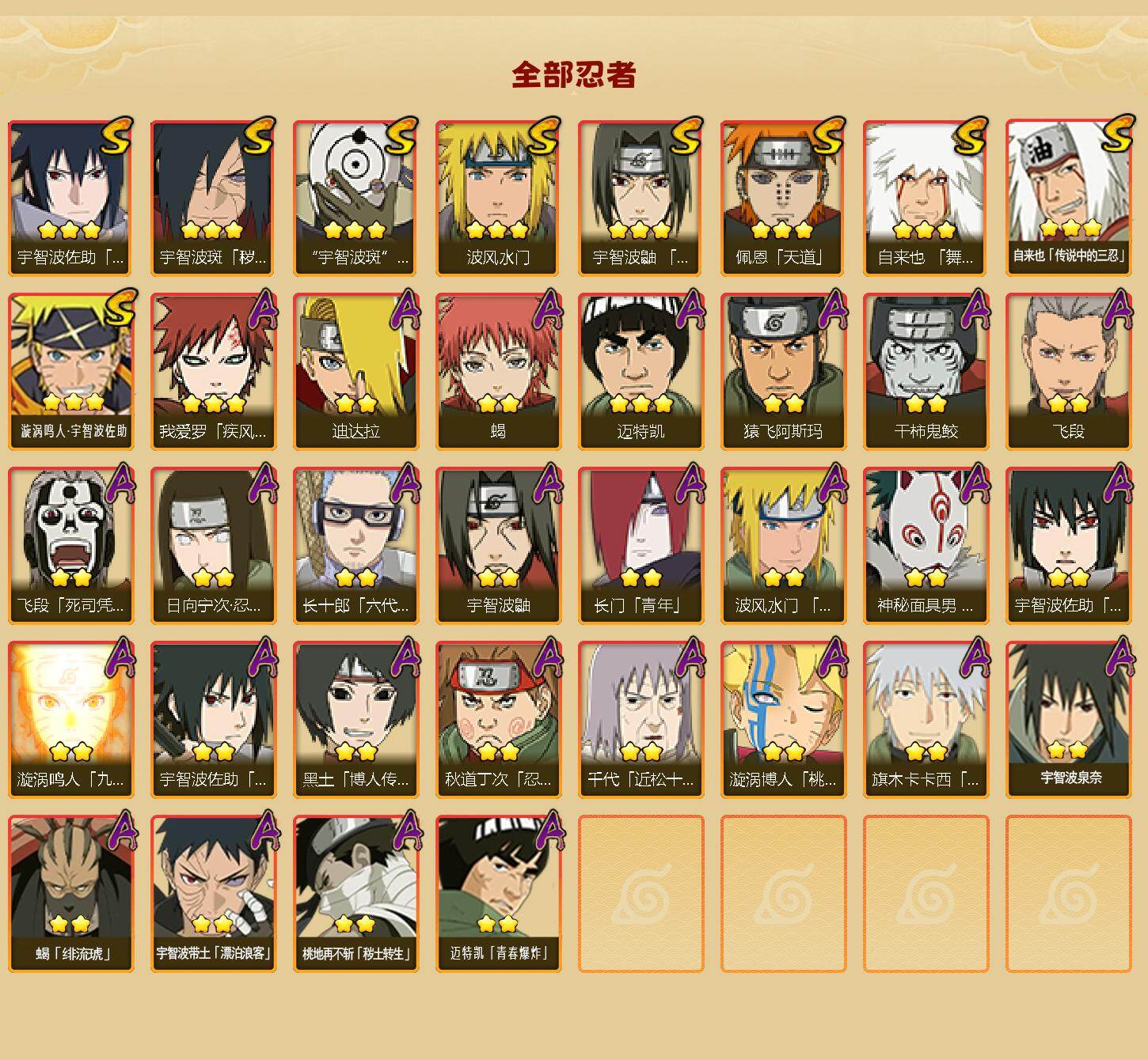 HYQM410775火影忍者账号详情图3