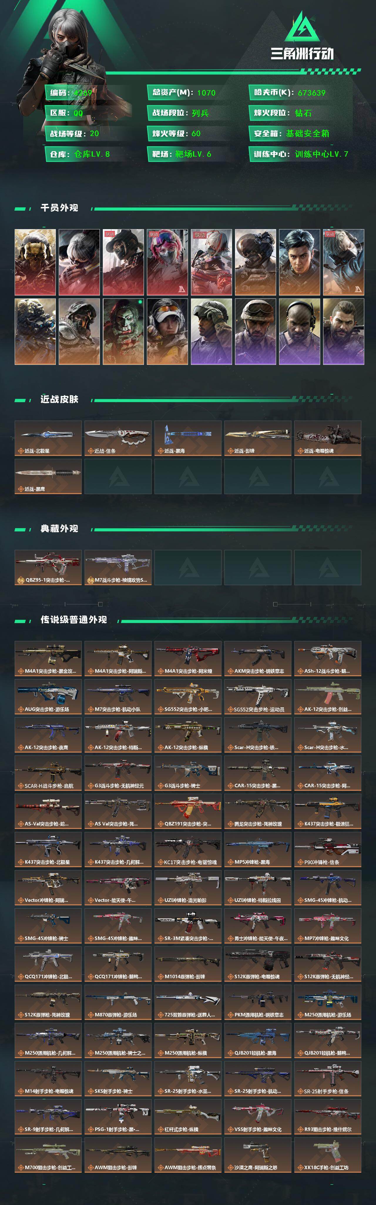 SJZQM455206三角洲行动账号详情图4