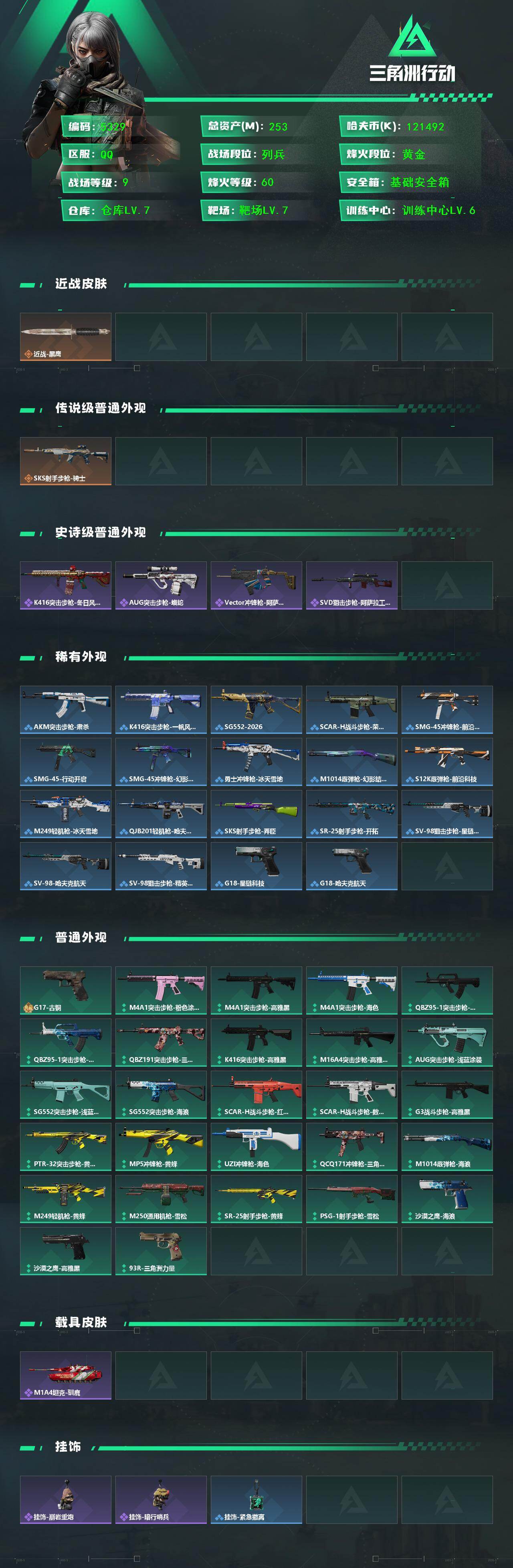 SJZCMW441654三角洲行动账号详情图2