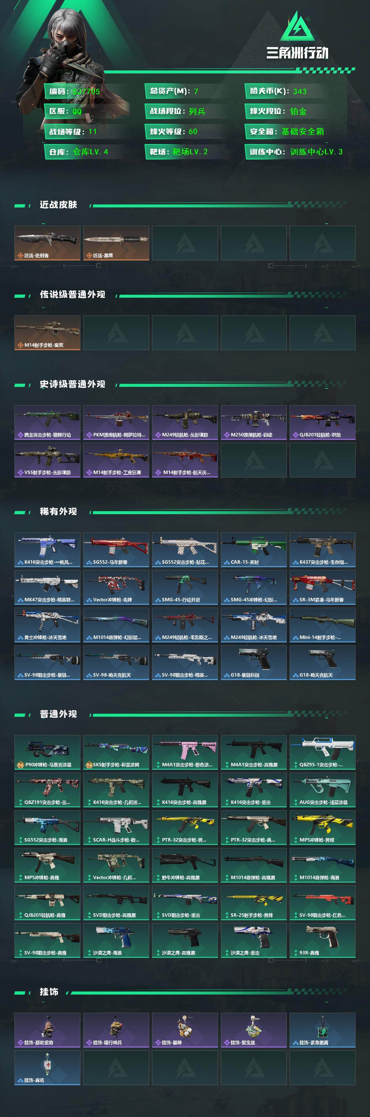 SJZEY441481三角洲行动账号详情图2