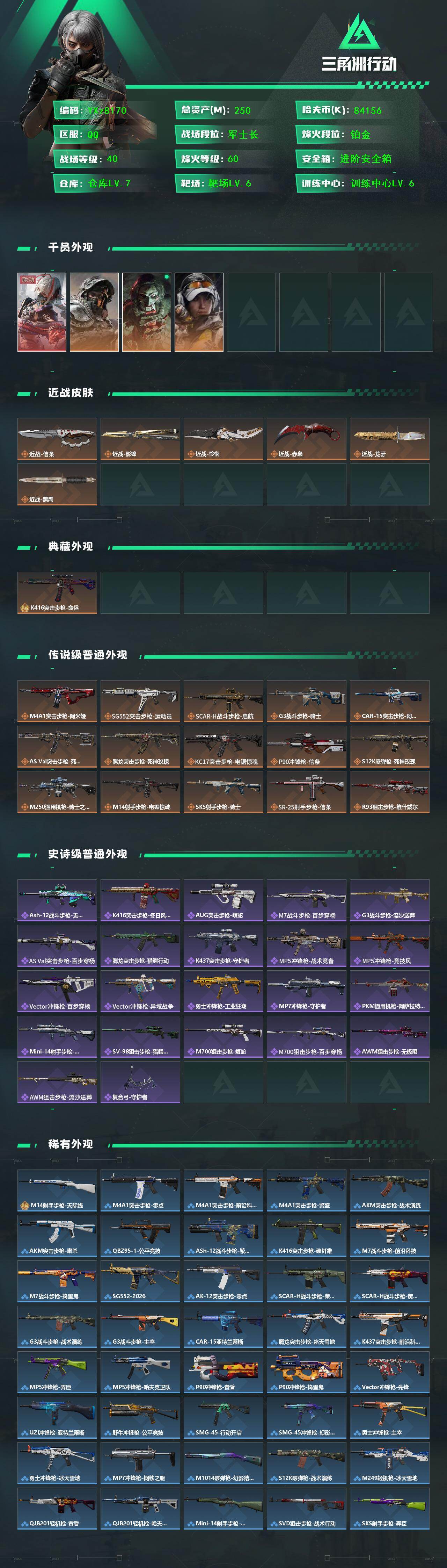 SJZCMW442485三角洲行动账号详情图2