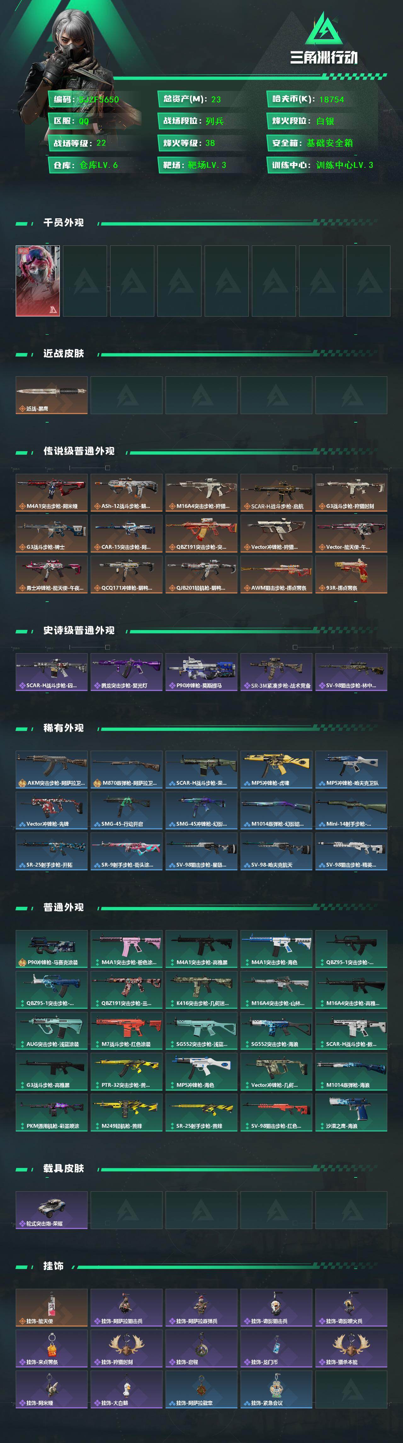 SJZEY441676三角洲行动账号详情图2