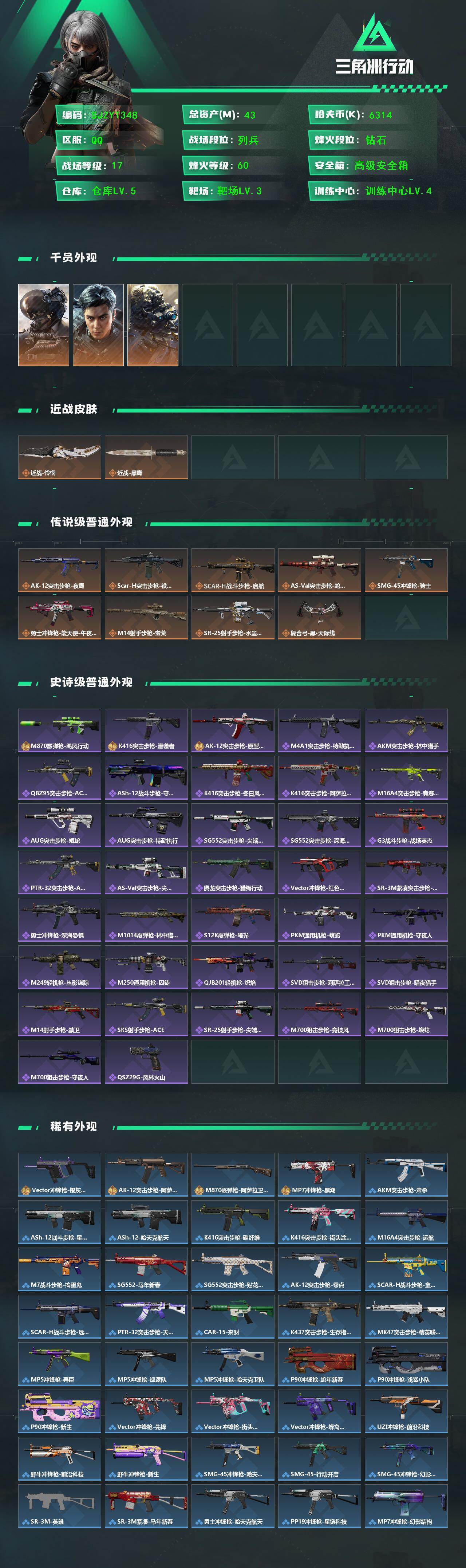 SJZEY442575三角洲行动账号详情图2