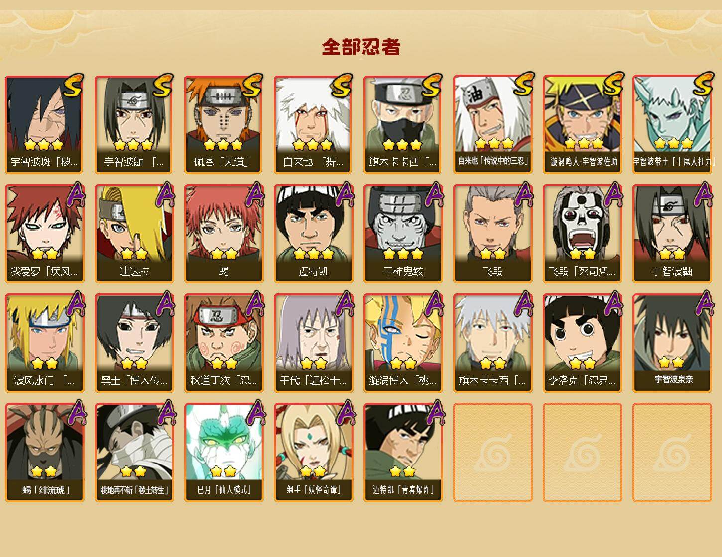 HYQM411095火影忍者账号详情图3