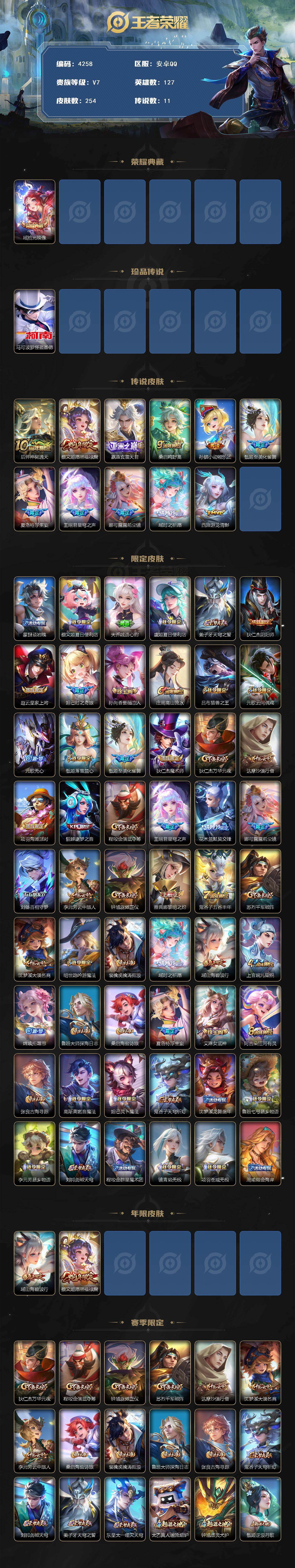 WZCMW4148670王者荣耀账号详情图2