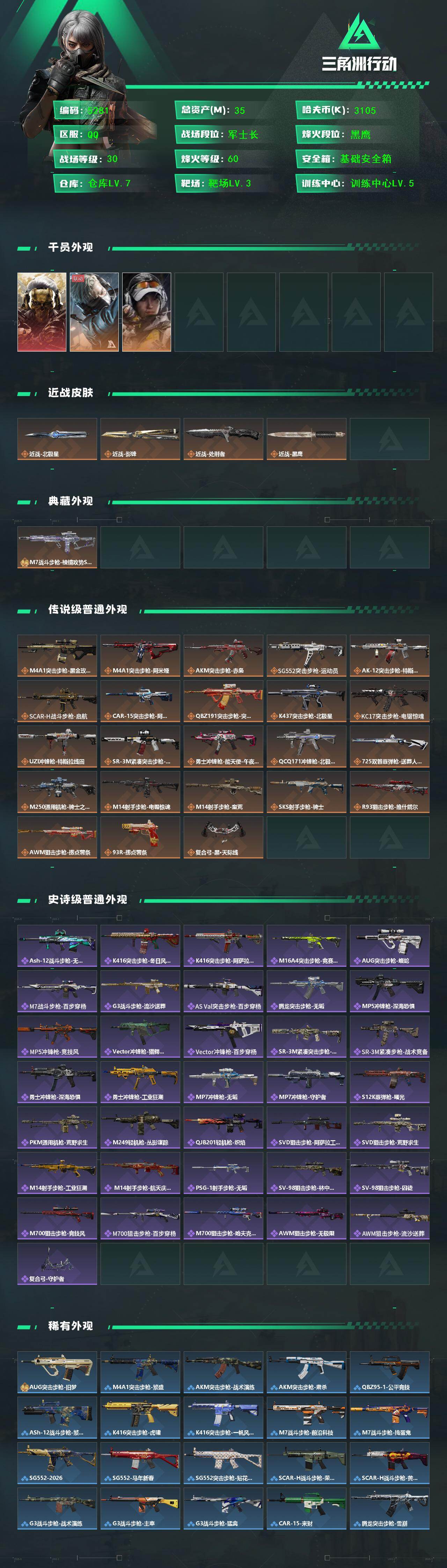 SJZCMW440926三角洲行动账号详情图2