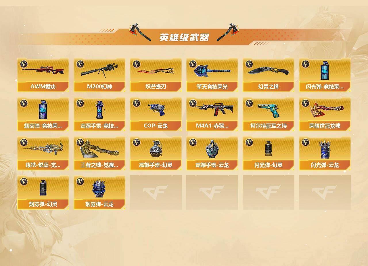 CFCMW459410穿越火线账号详情图3 CFCMW459410穿越火线账号详情图3