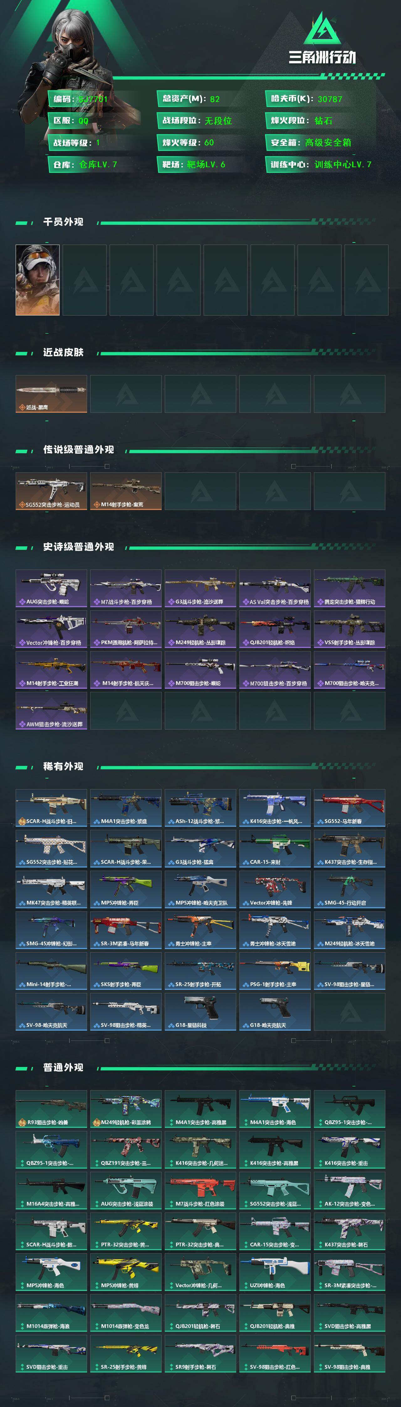 SJZEY441447三角洲行动账号详情图2