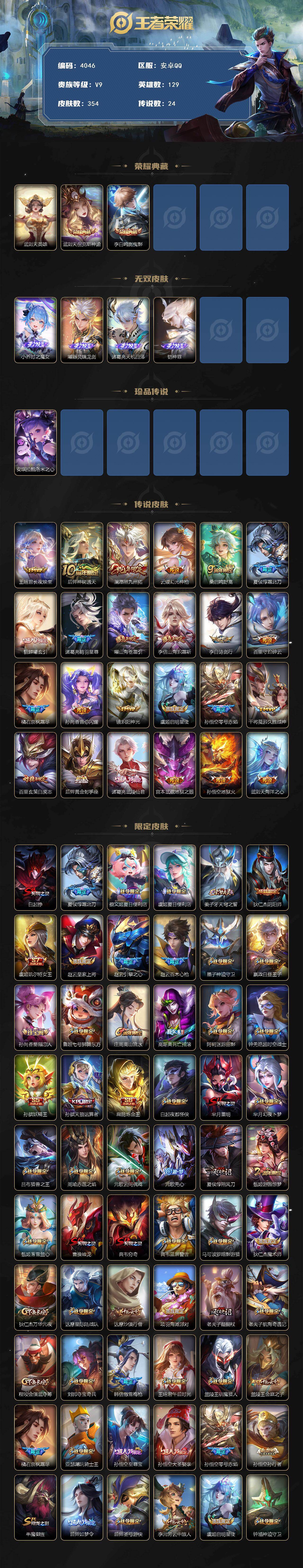 WZCMW4148253王者荣耀账号详情图2