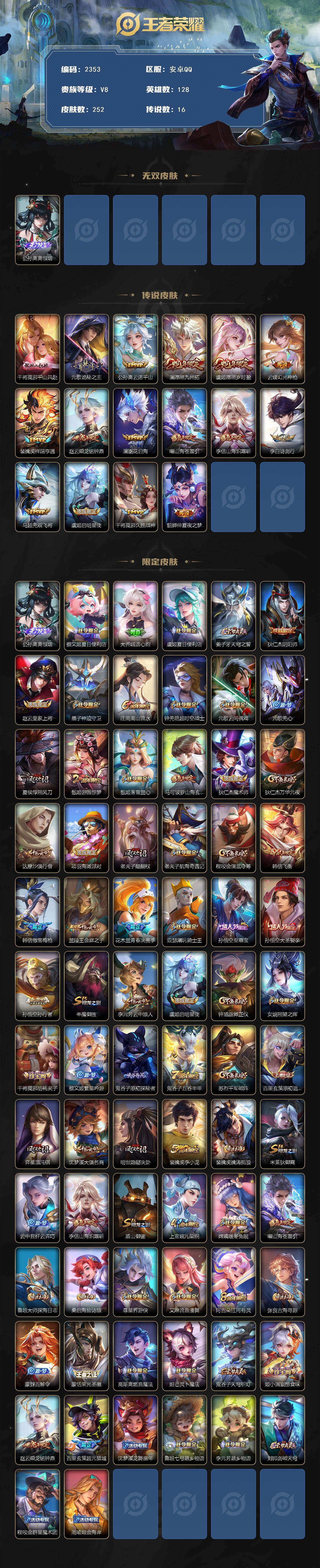 WZCMW4148284王者荣耀账号详情图2