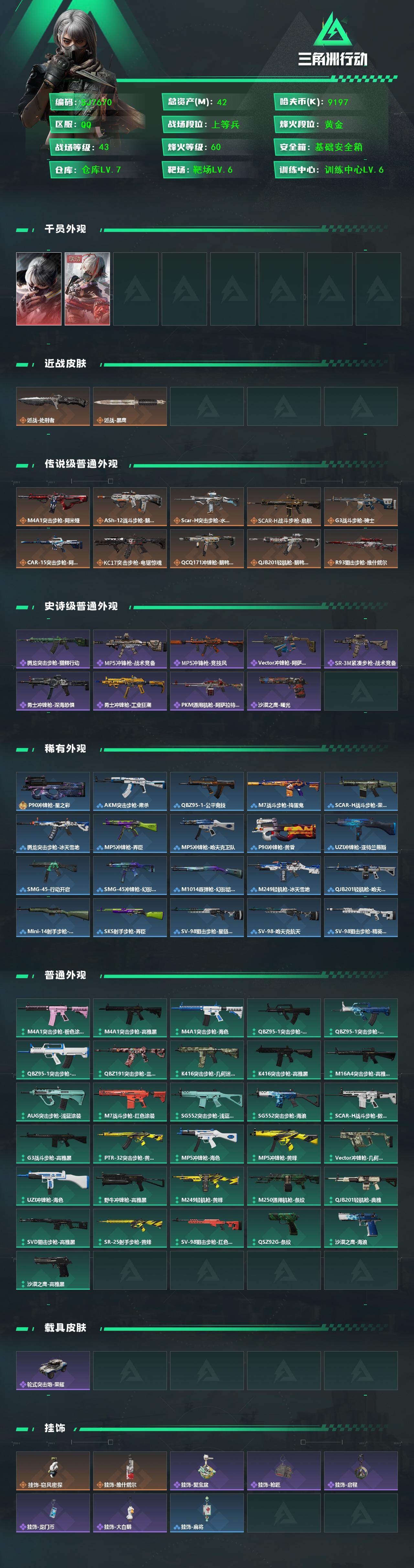 SJZEY441904三角洲行动账号详情图2