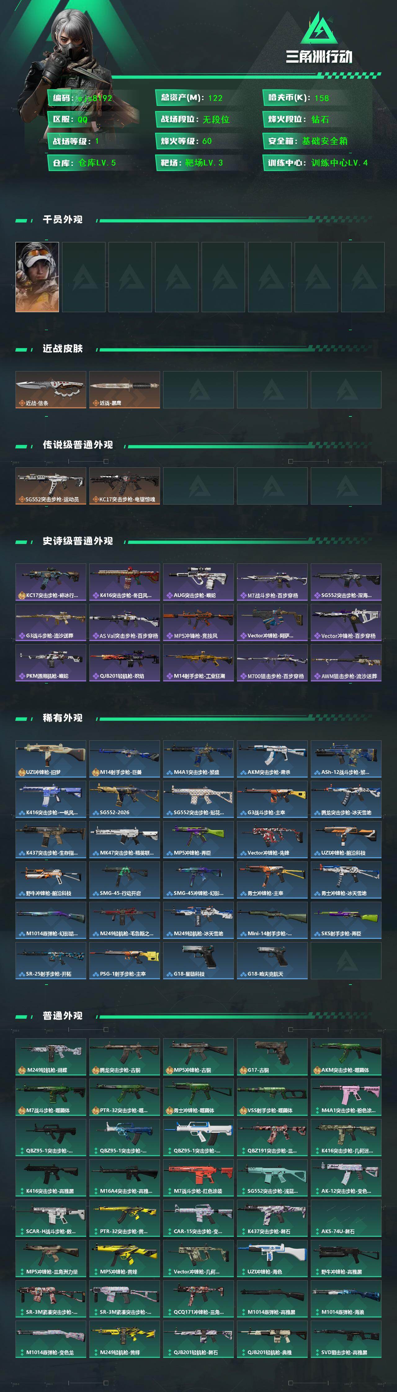 SJZCMW442153三角洲行动账号详情图2