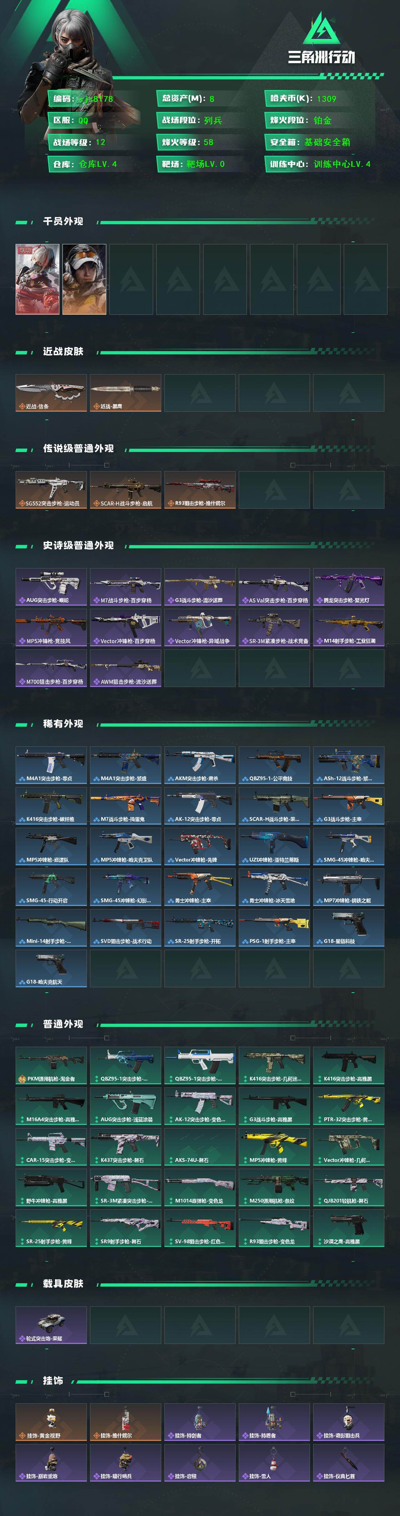 SJZCMW442217三角洲行动账号详情图2