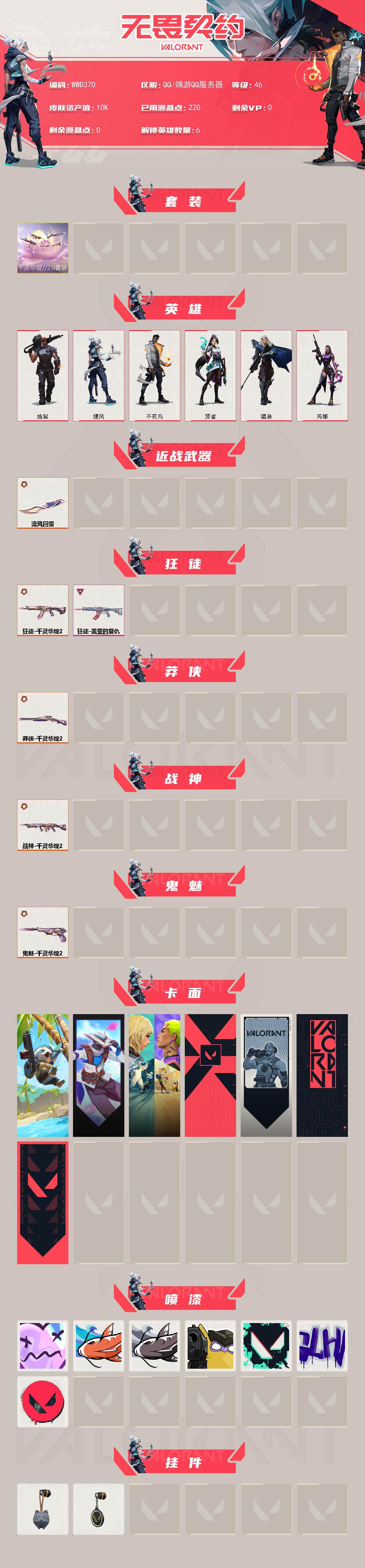 WWQEY412849无畏契约账号详情图2