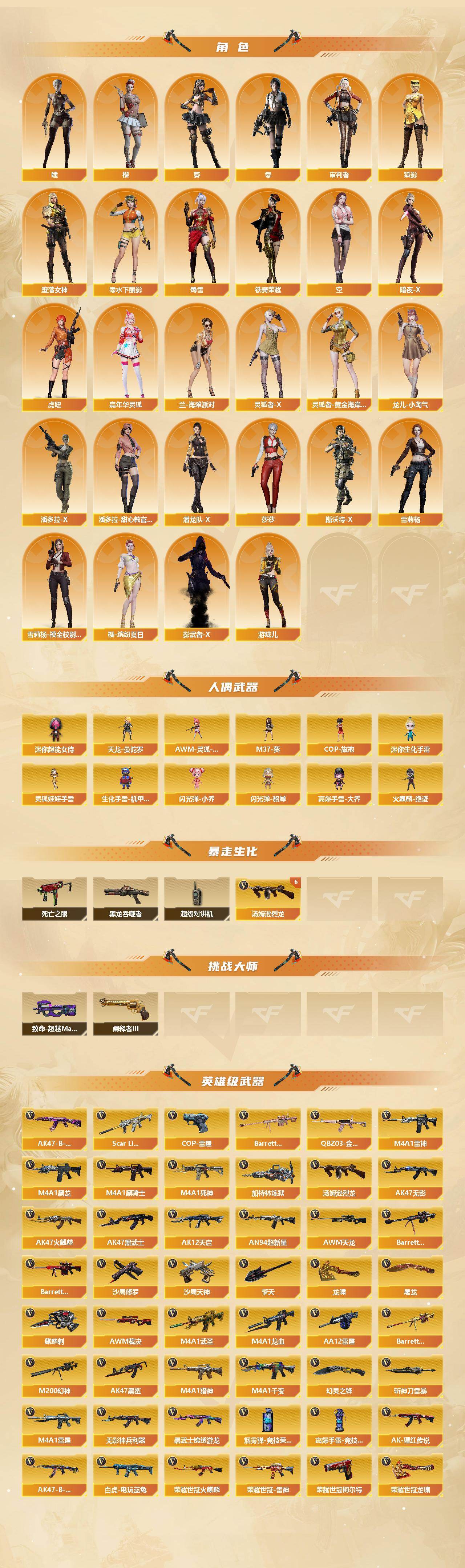 CFCMW439764穿越火线账号详情图3 CFCMW439764穿越火线账号详情图3