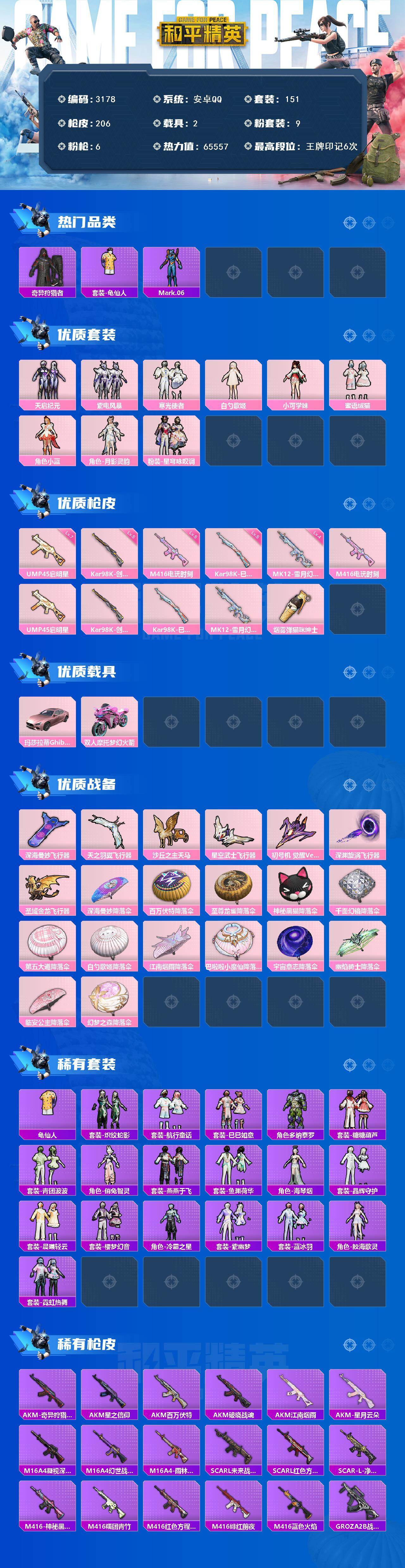 HPCMW499941和平精英账号详情图2