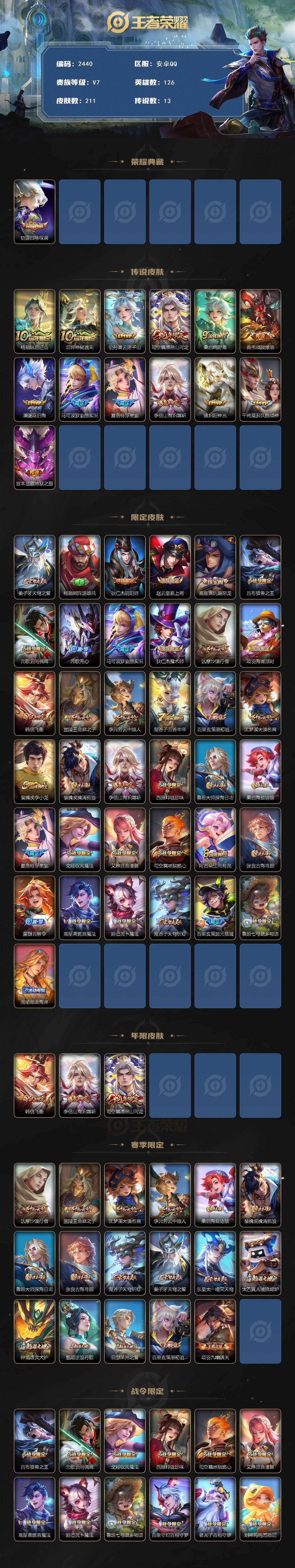 WZQM4149307王者荣耀账号详情图3