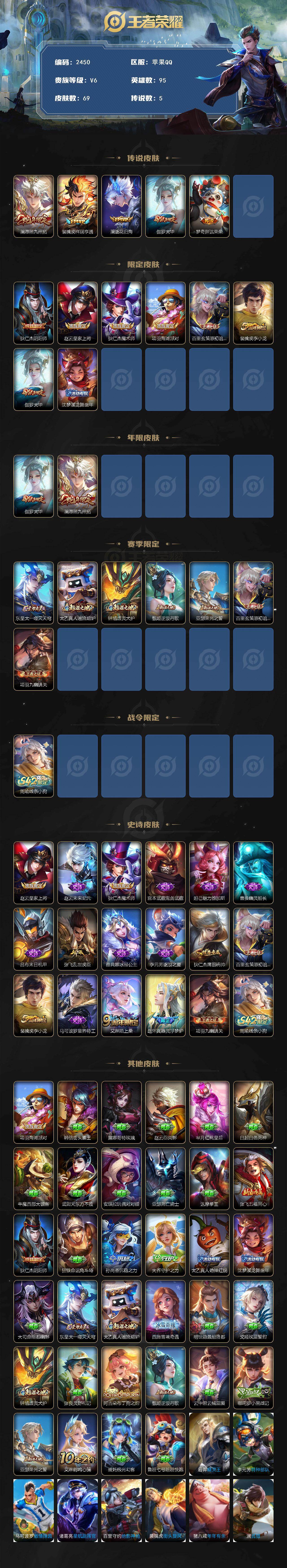 WZCMW4149728王者荣耀账号详情图2