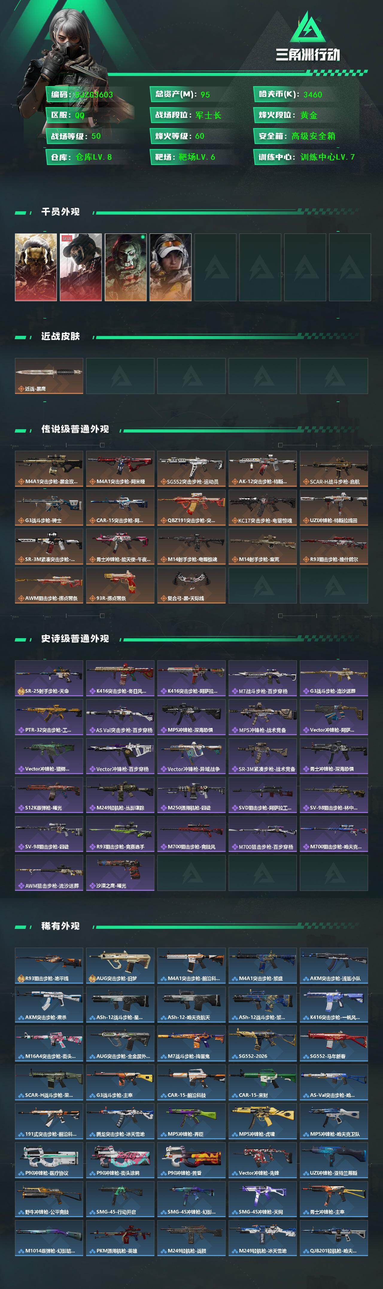 SJZEY442227三角洲行动账号详情图2